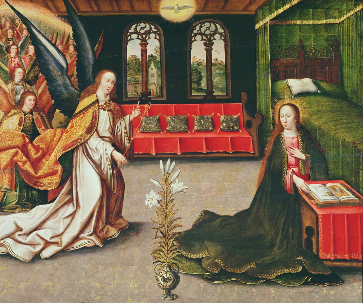 Angyali Üdvözlet alkotó: Flemish School