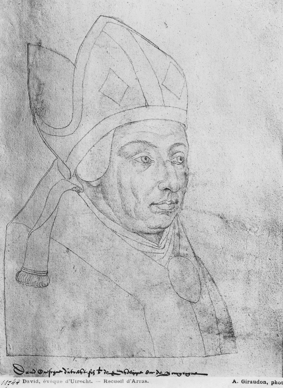 Ms 266 fol.97 David, Utrecht püspöke, „The Recueil d