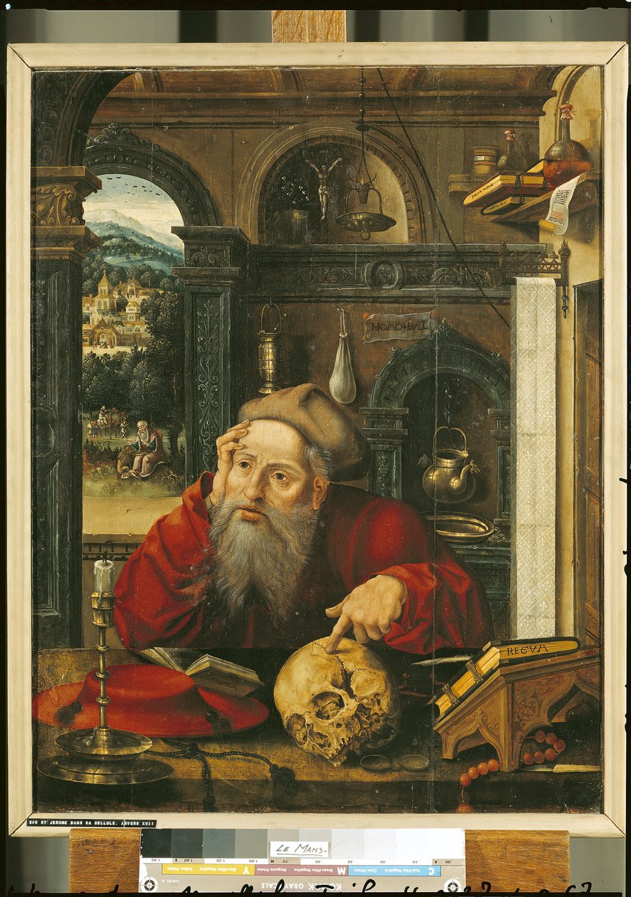 Szent Jeromos tanulmányában alkotó: Flemish School