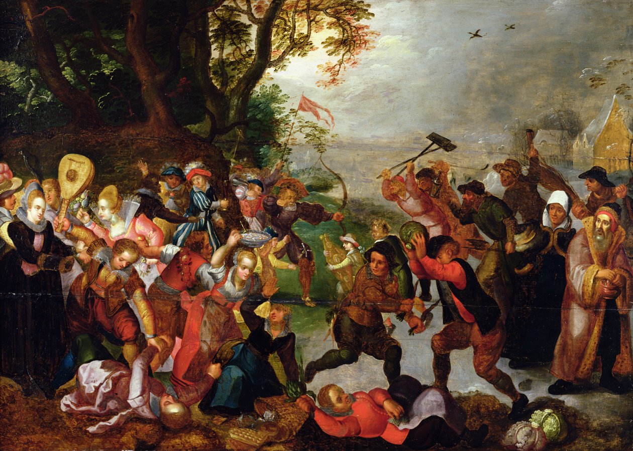A csata tél és nyár között alkotó: Flemish School