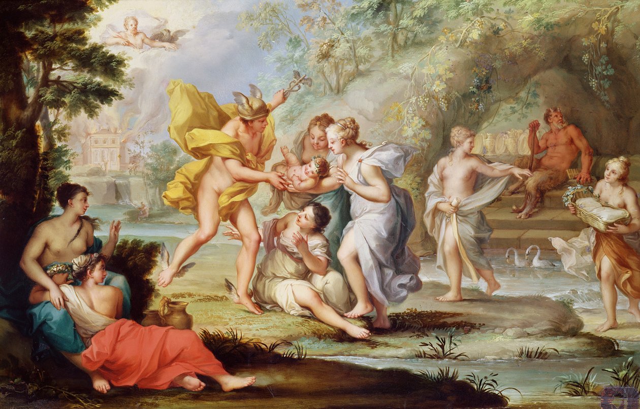 Bacchus születése alkotó: Flemish School