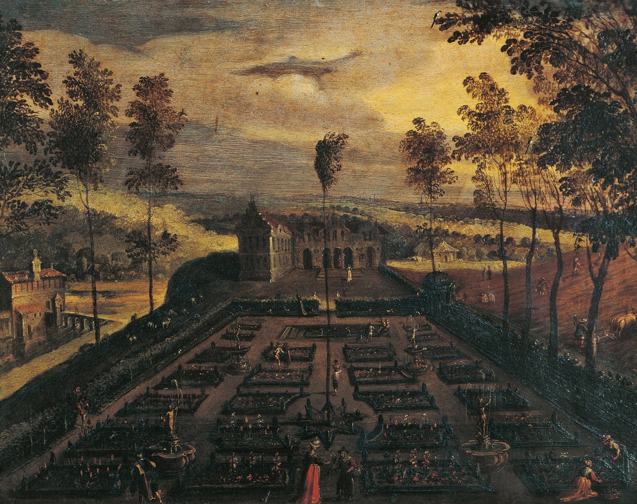 Egy olasz kert alkotó: Flemish School