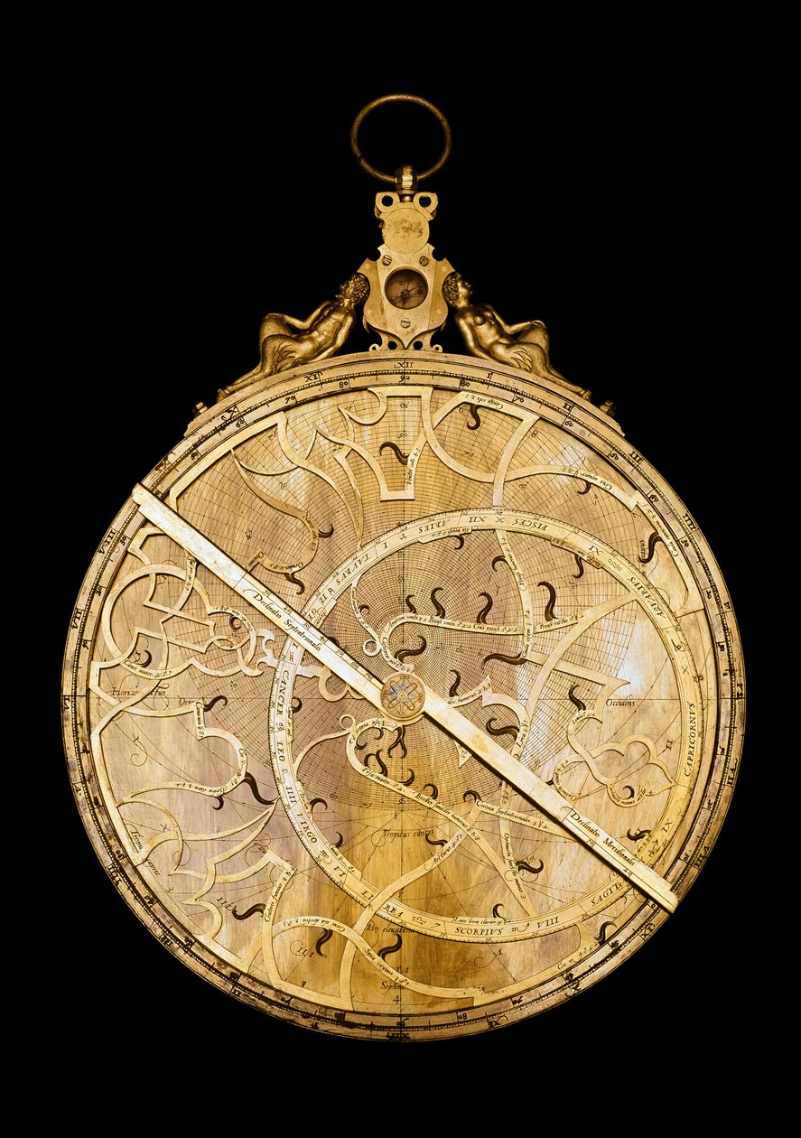 Walter Aertsen (Gualtiero Arsenio vagy Gualterus Arsenius) flamand csillagász agyasztrolábiumja (aktív 1556-1579 körül) 1556 Firenze, Tudománytörténeti Intézet és Múzeum alkotó: Flemish School