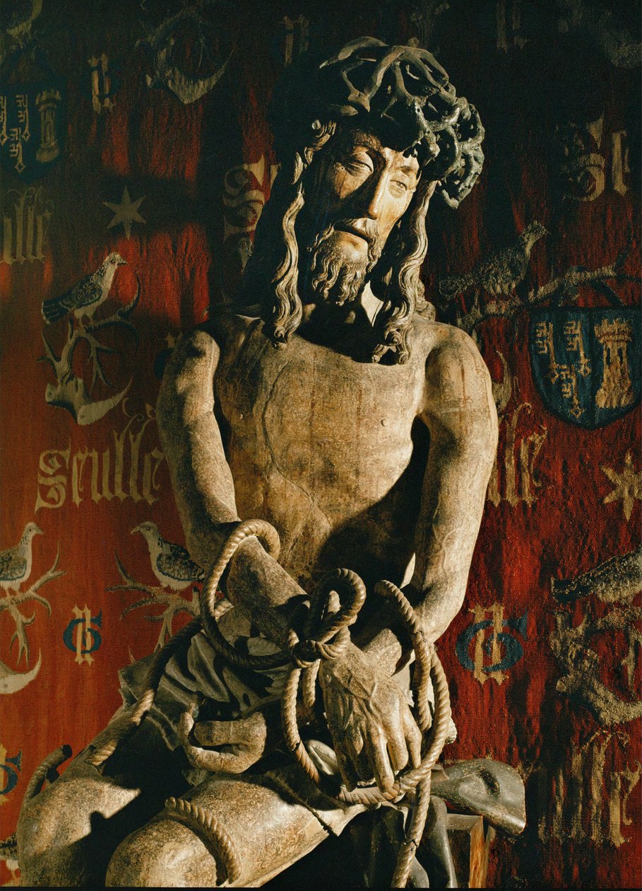 Krisztus megkötözött kézzel szobor ... alkotó: Flemish School