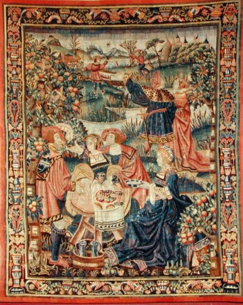 Ebéd a tengerparton alkotó: Flemish School