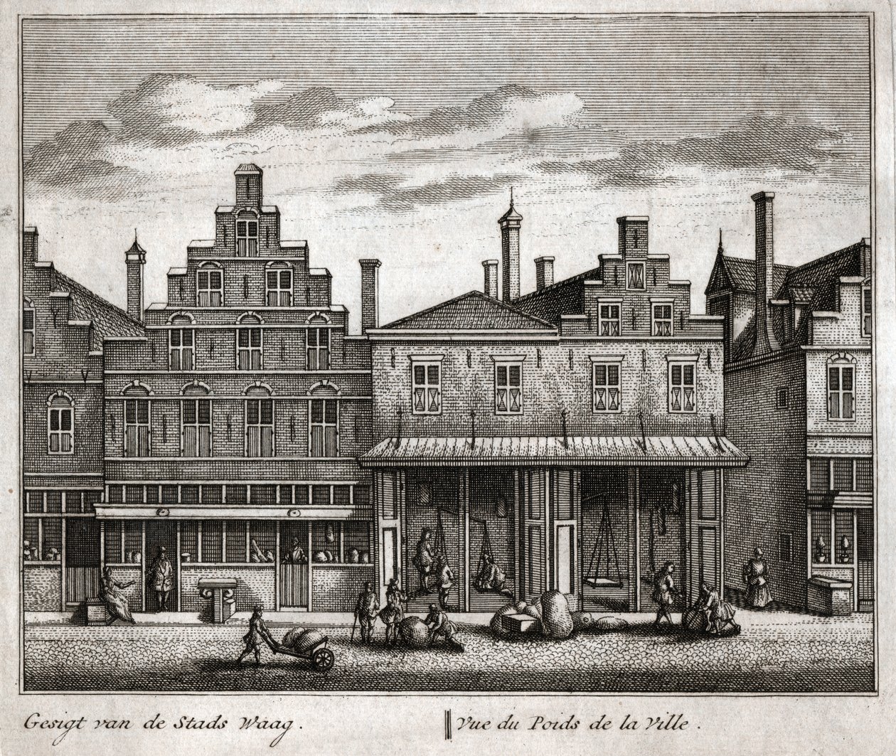 Delft, Hollandia. (metszet alkotó: Flemish School