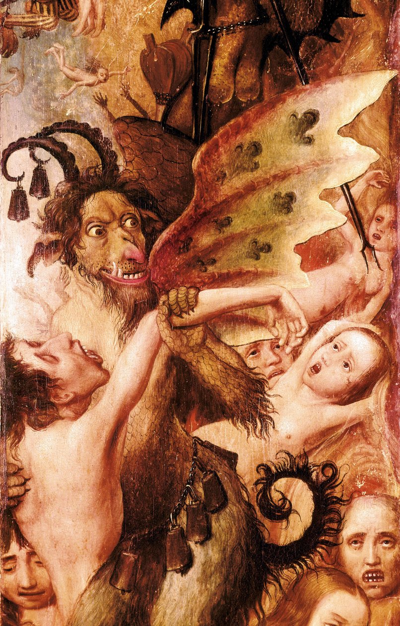 Ördög, a pokol jelenete alkotó: Flemish School