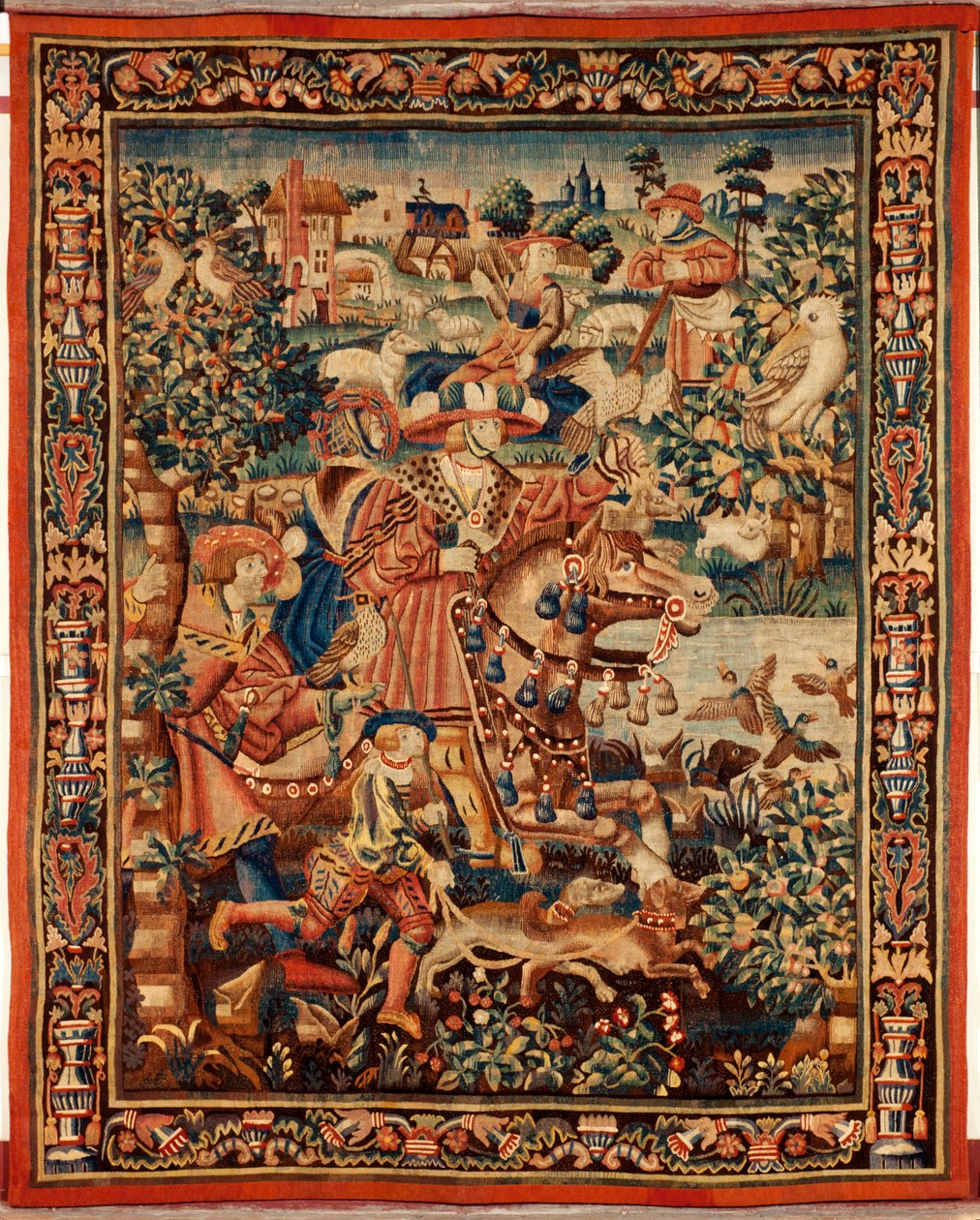 Flamand kárpit. 16. század. alkotó: Flemish School