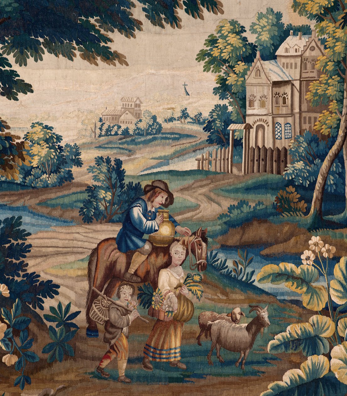 Flamand kárpit. 17. század vége. A Sint-Walburgakerk Oudenaarde (Dekenij van de Sint-Walburga) templom tulajdona. alkotó: Flemish School