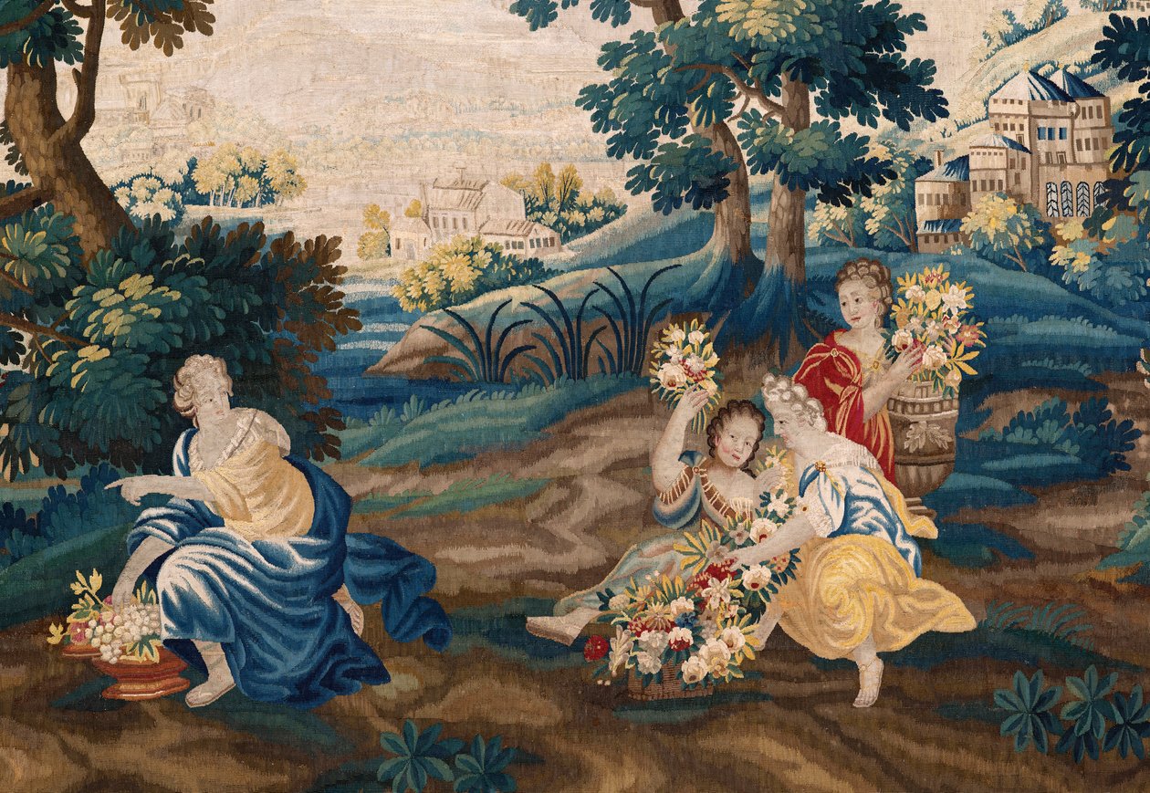 Flamand kárpit. 17. század vége. A Sint-Walburgakerk Oudenaarde (Dekenij van de Sint-Walburga) templom tulajdona. alkotó: Flemish School