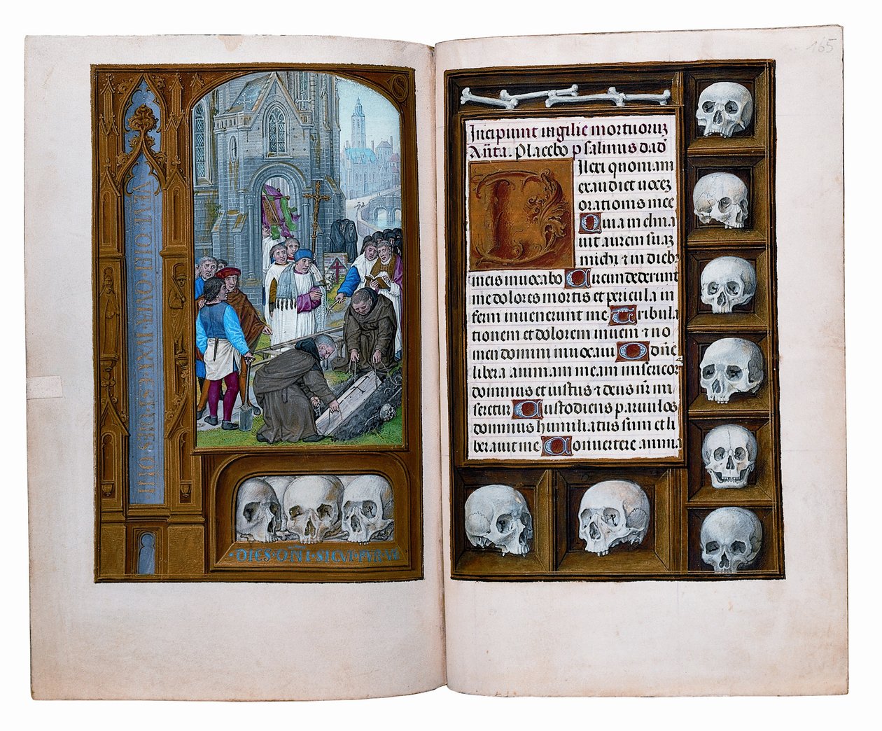 Fóliók a Rothschild Órakönyvből, Gent vagy Brugge, 1505 körül alkotó: Flemish School