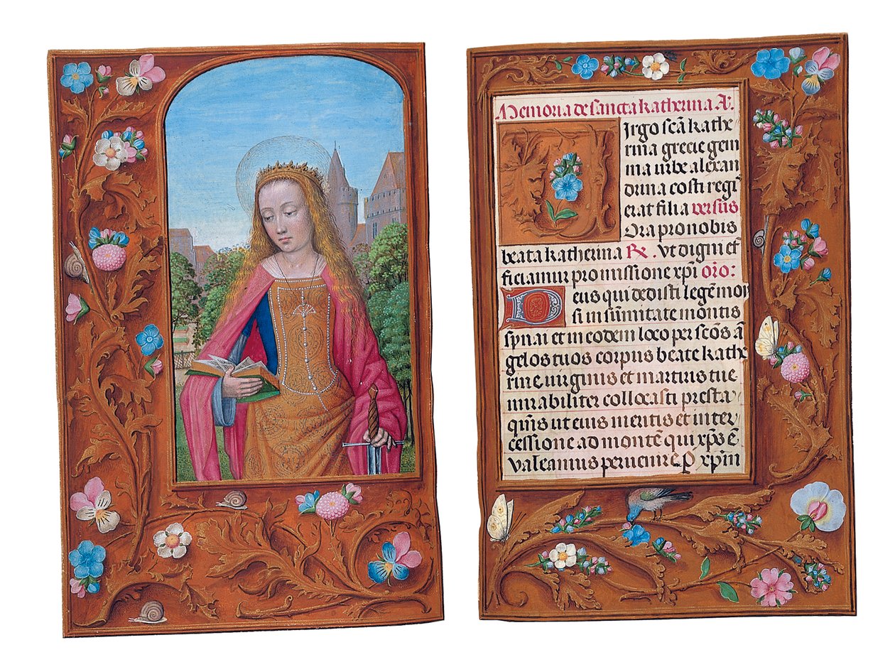 Fóliók a Rothschild Órakönyvből, Gent vagy Brugge, 1505 körül alkotó: Flemish School