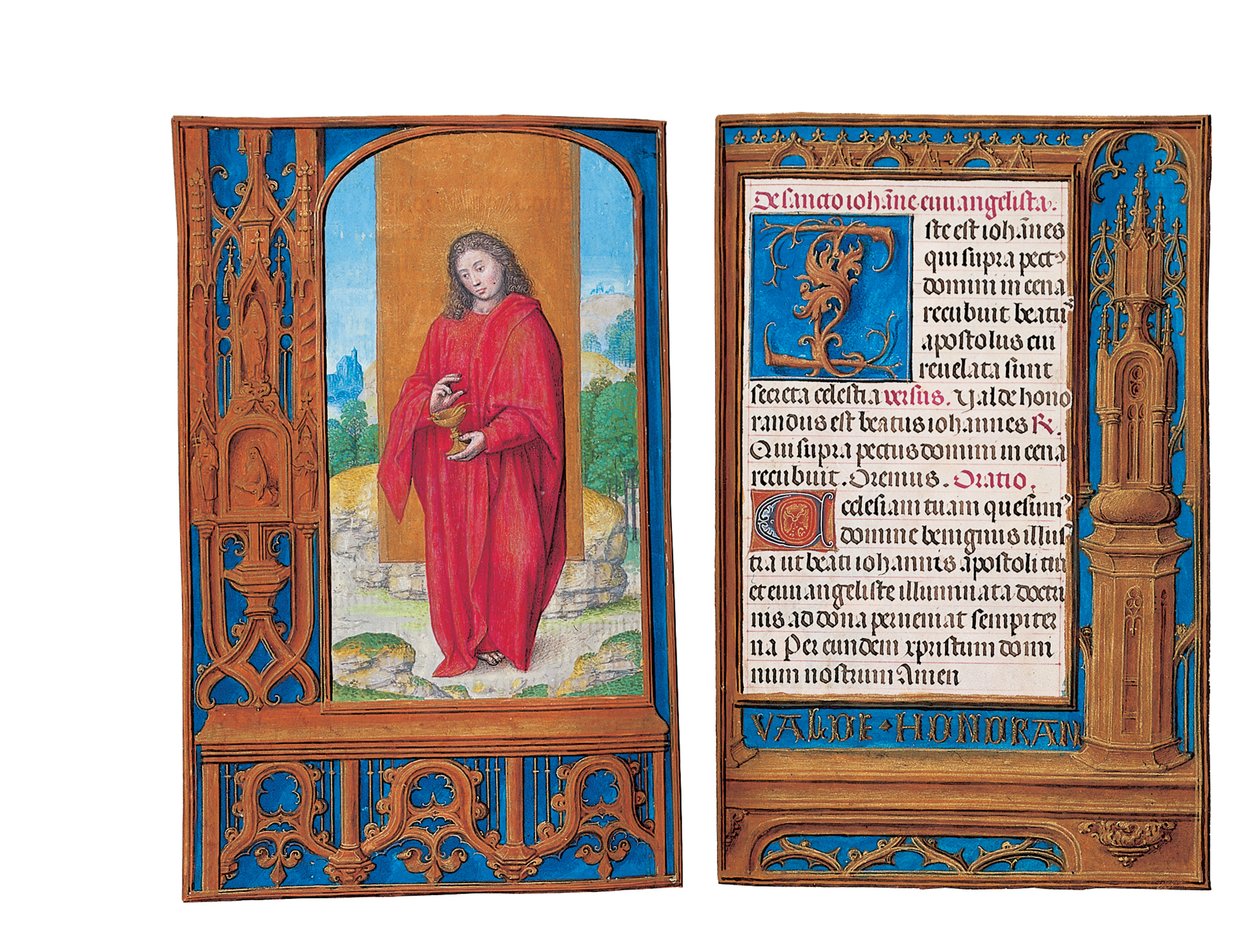 Fóliók a Rothschild Órakönyvből, Gent vagy Brugge, 1505 körül alkotó: Flemish School
