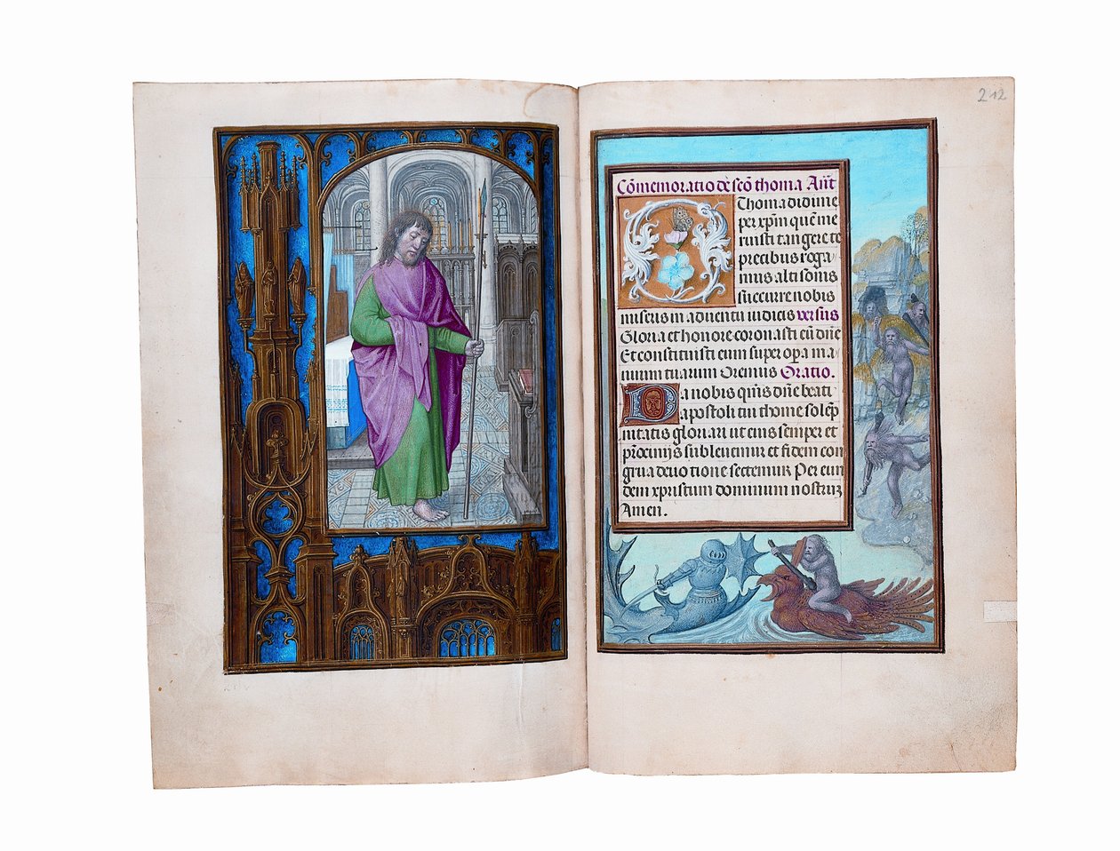 Fóliók a Rothschild Órakönyvből, Gent vagy Brugge, 1505 körül alkotó: Flemish School