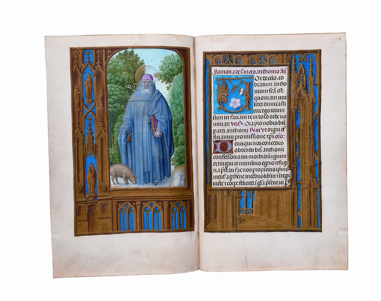 Fóliók a Rothschild Órakönyvből, Gent vagy Brugge, 1505 körül alkotó: Flemish School