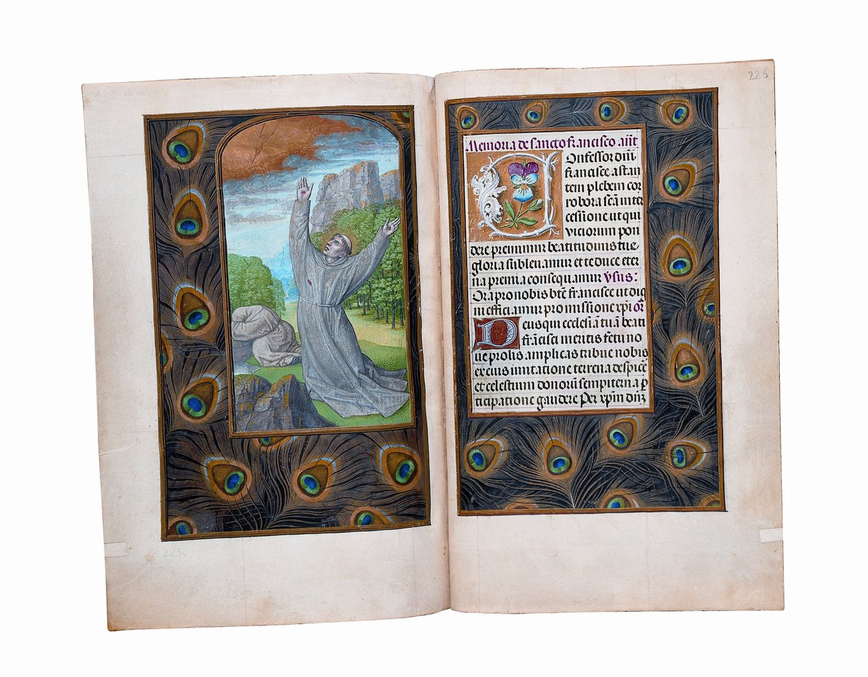 Fóliók a Rothschild Órakönyvből, Gent vagy Brugge, 1505 körül alkotó: Flemish School