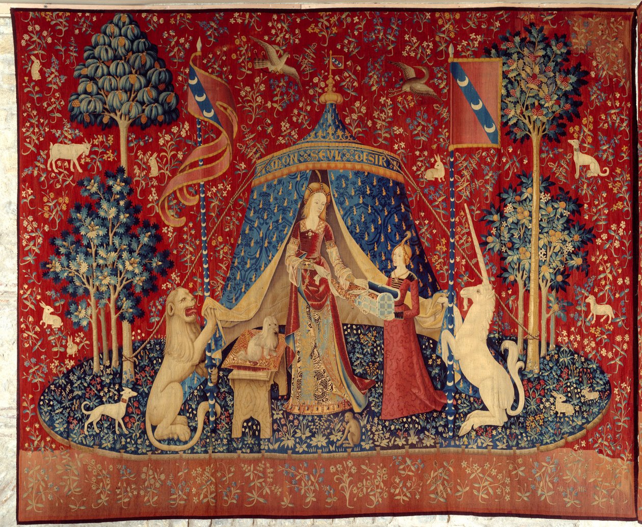 La Dame a la Licorne (Hölgy és az egyszarvú): Egyetlen vágyamra alkotó: Flemish School