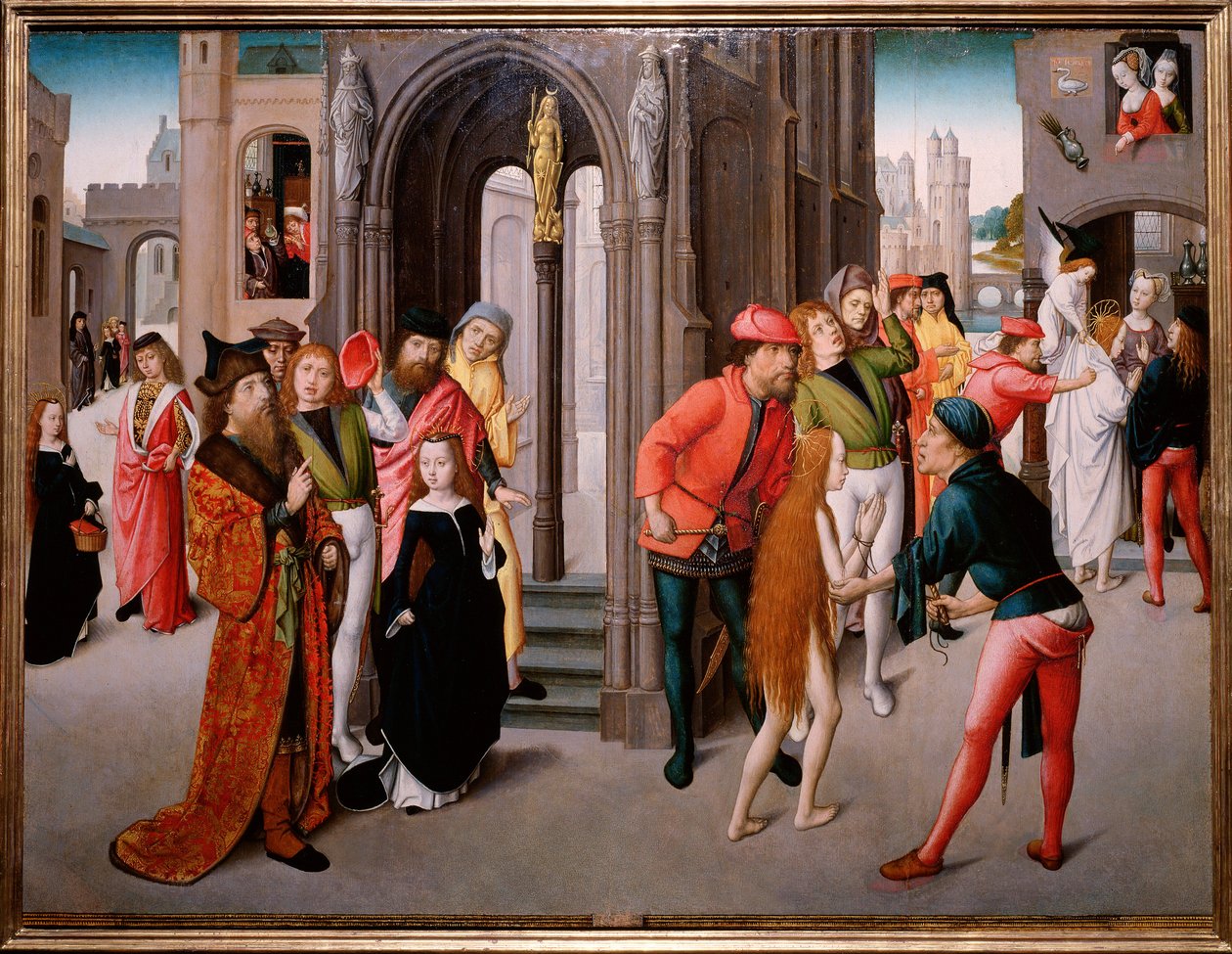Alexandriai Szent Katalin mártíromsága (Festmény alkotó: Flemish School