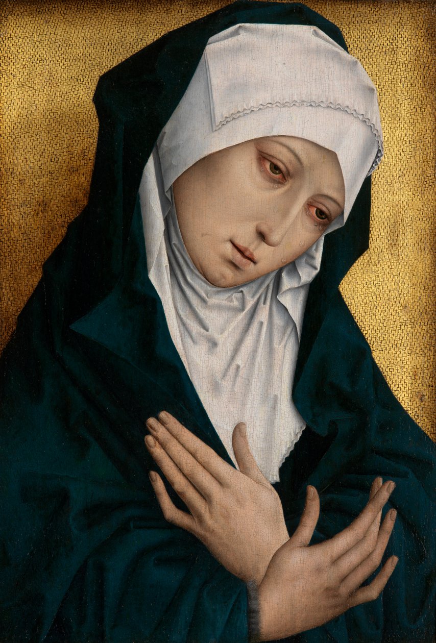 Mater Dolorosa (olaj a panelen) alkotó: Flemish School