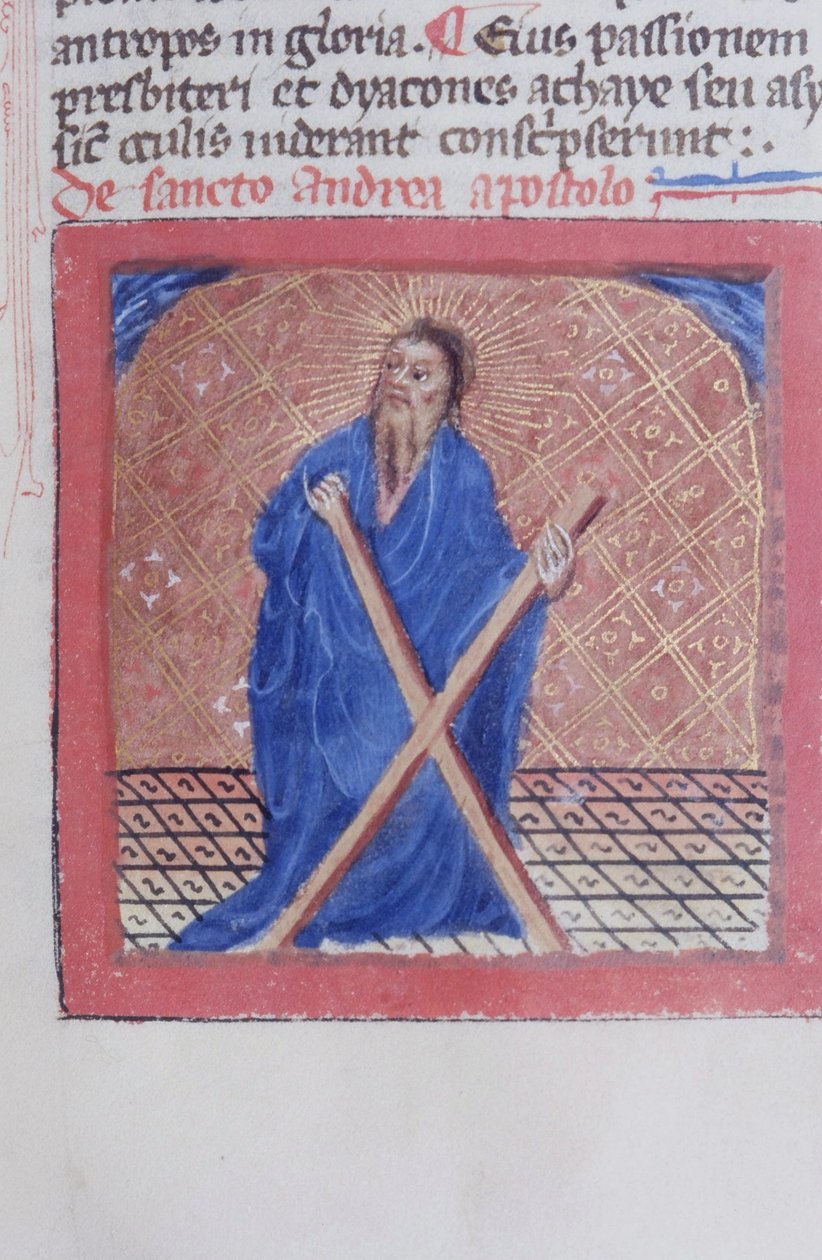 Gen 1111 oldal a Legenda Aurea-ból, Bruges, 1400-10 alkotó: Flemish School