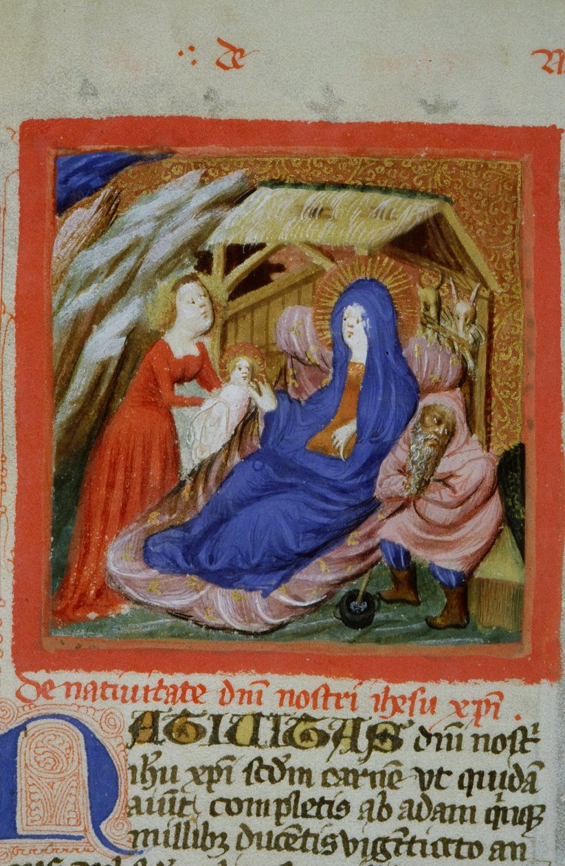 Gen 1111 oldal a Legenda Aurea-ból, Bruges, 1400-10 alkotó: Flemish School