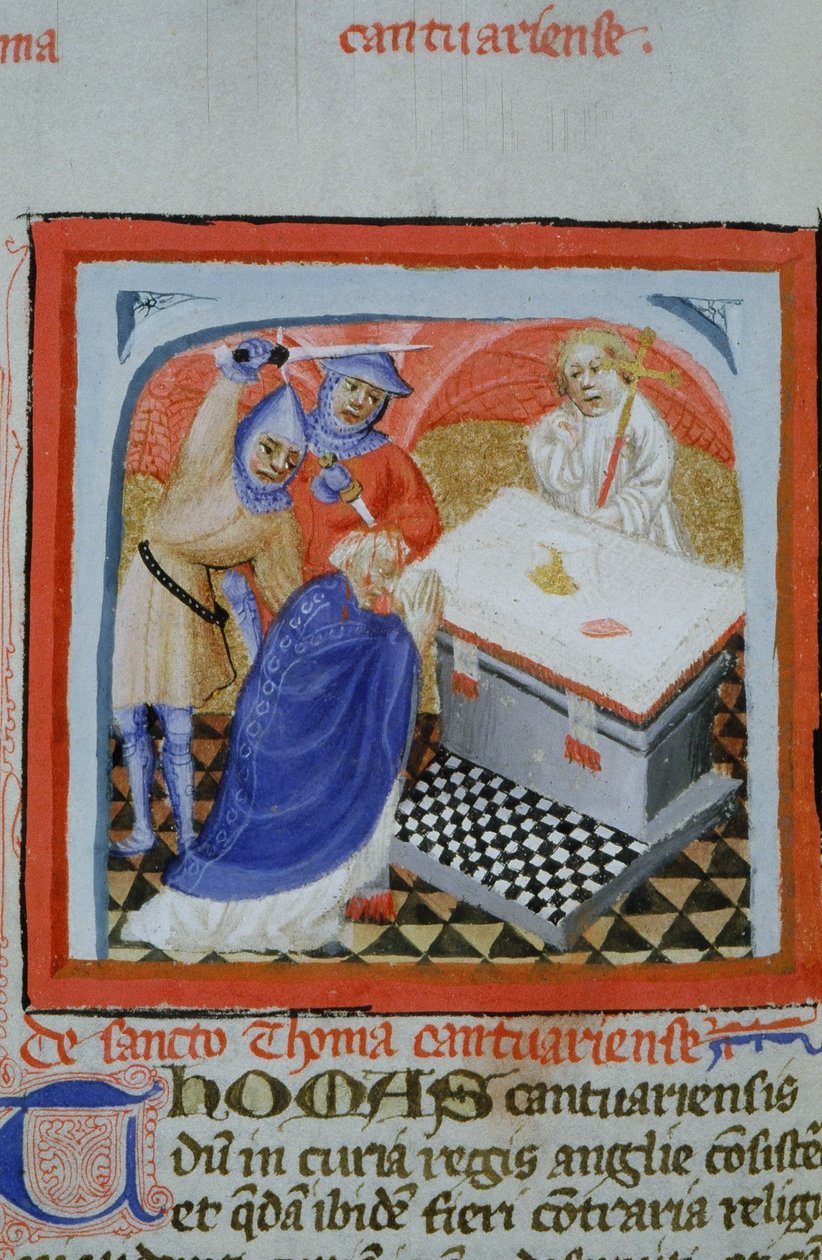 Gen 1111 oldal a Legenda Aurea-ból, Bruges, 1400-10 alkotó: Flemish School