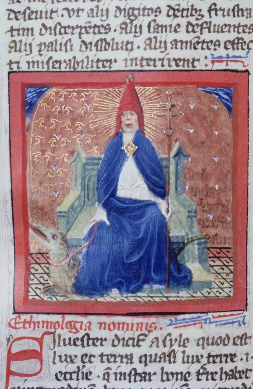 Gen 1111 oldal a Legenda Aurea-ból, Bruges, 1400-10 alkotó: Flemish School