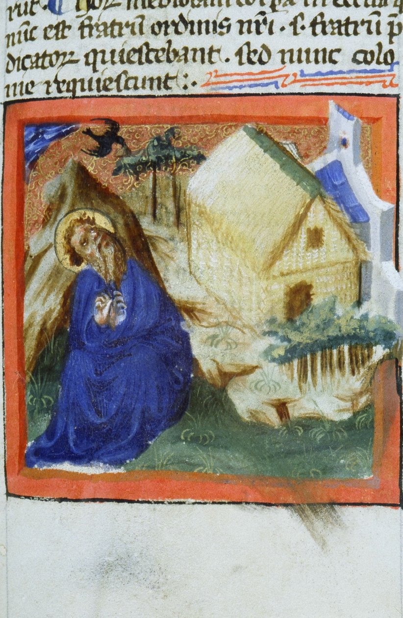 Gen 1111 oldal a Legenda Aurea-ból, Bruges, 1400-10 alkotó: Flemish School