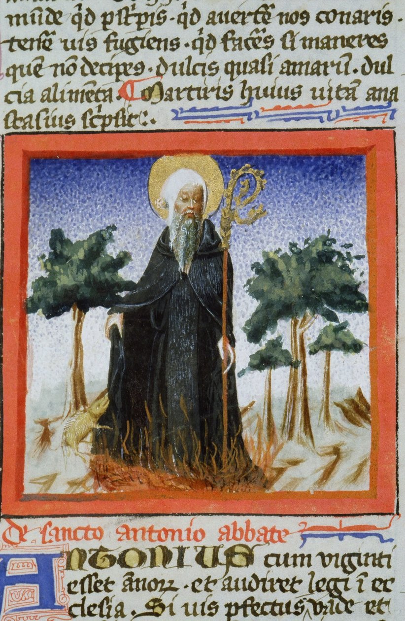 Gen 1111 oldal a Legenda Aurea-ból, Bruges, 1400-10 alkotó: Flemish School