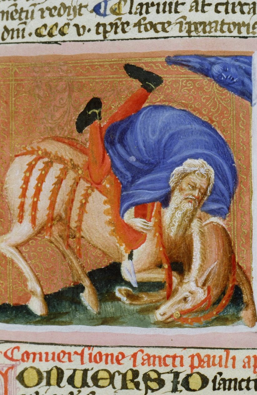 Gen 1111 oldal a Legenda Aurea-ból, Bruges, 1400-10 alkotó: Flemish School