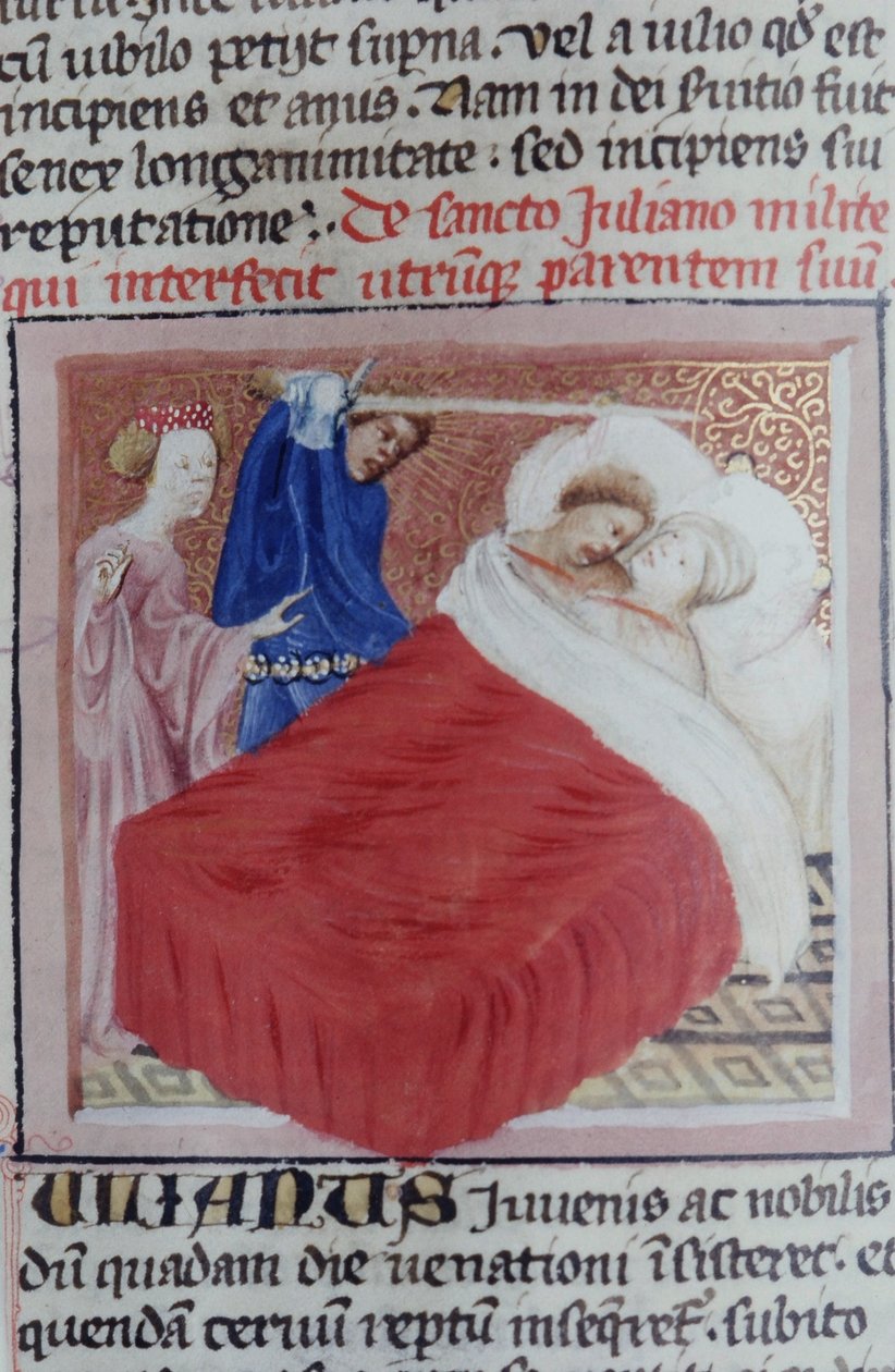 Gen 1111 oldal a Legenda Aurea-ból, Bruges, 1400-10 alkotó: Flemish School