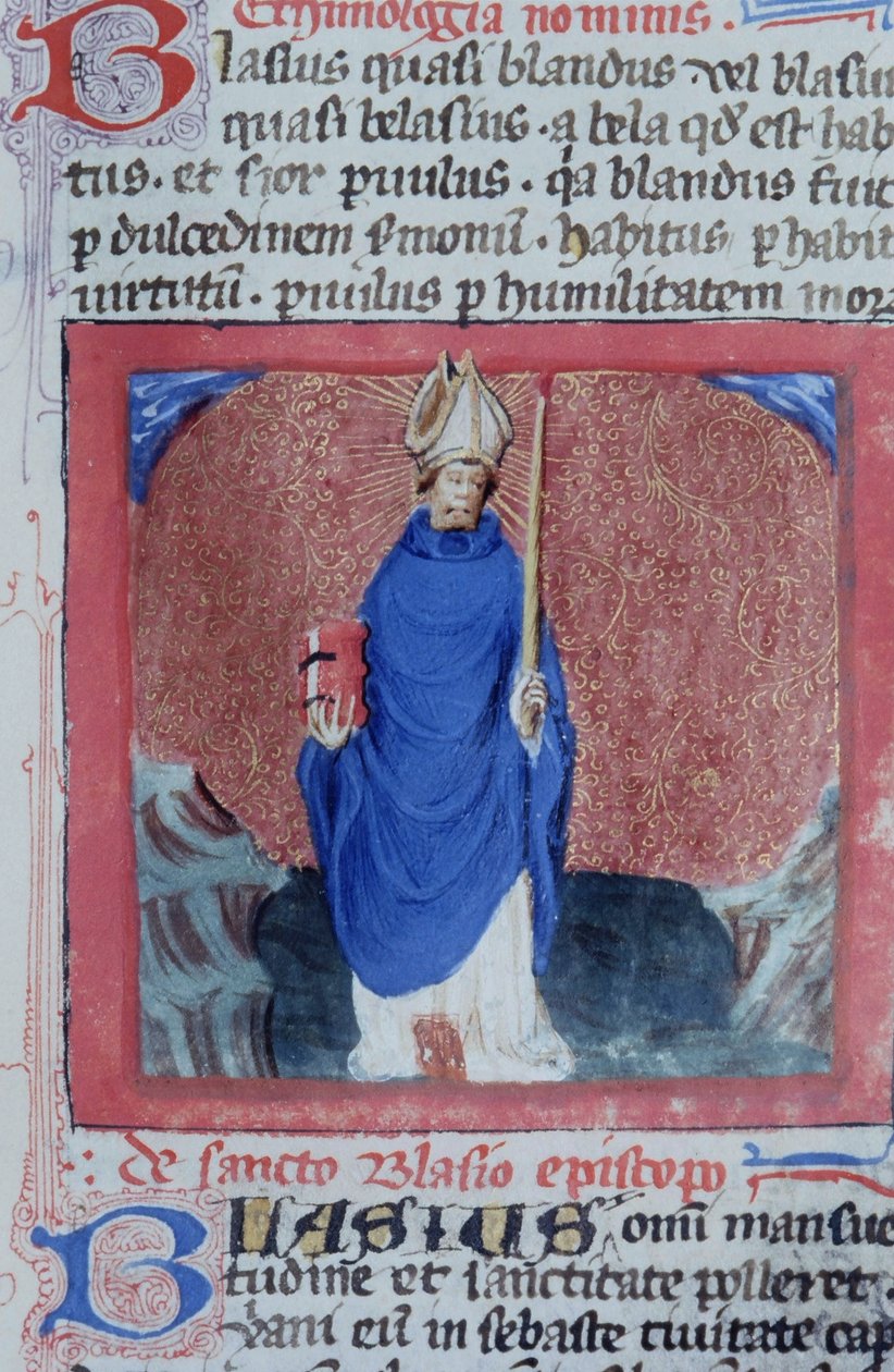 Gen 1111 oldal a Legenda Aurea-ból, Bruges, 1400-10 alkotó: Flemish School