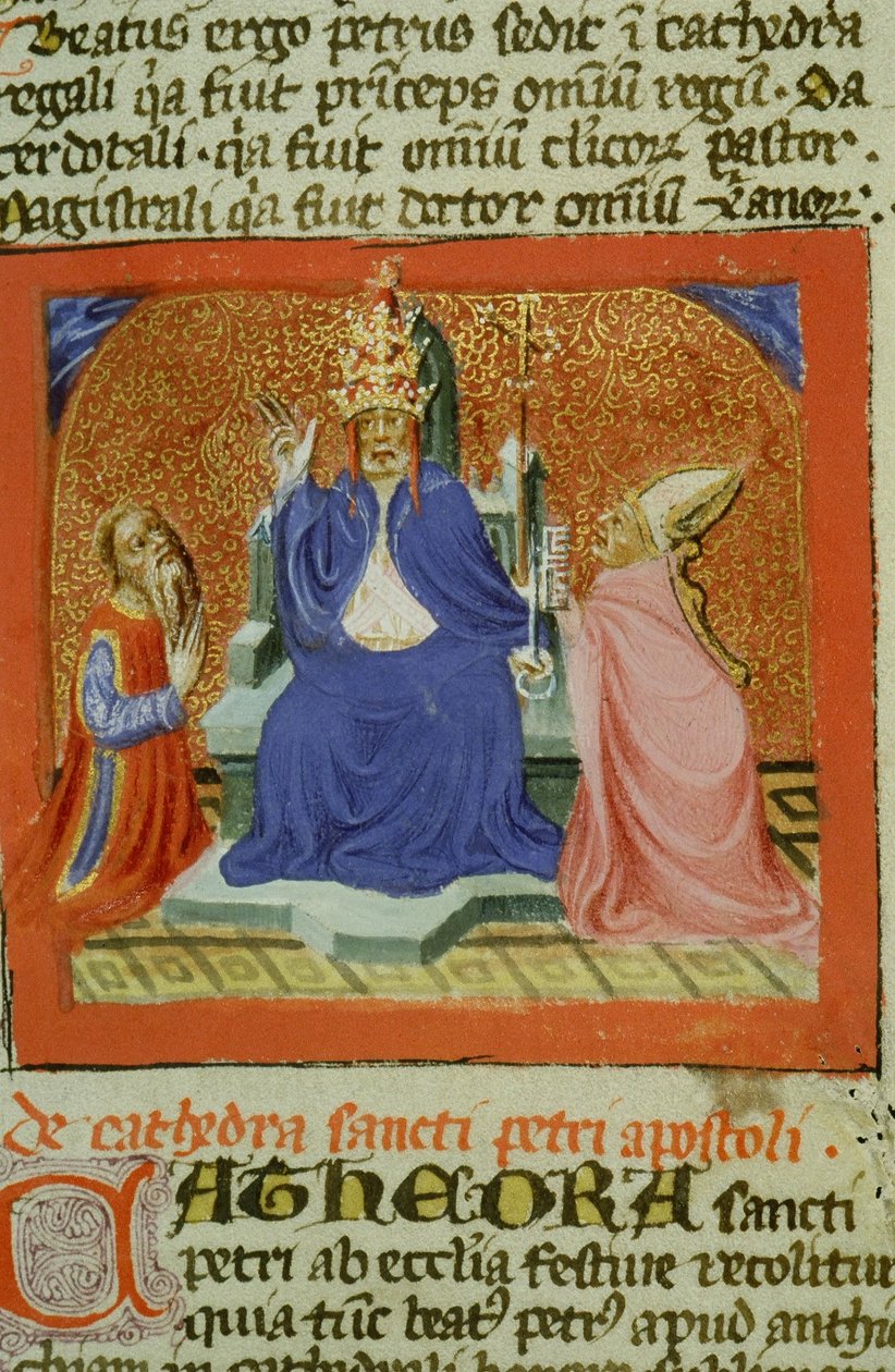 Gen 1111 oldal a Legenda Aurea-ból, Bruges, 1400-10 alkotó: Flemish School
