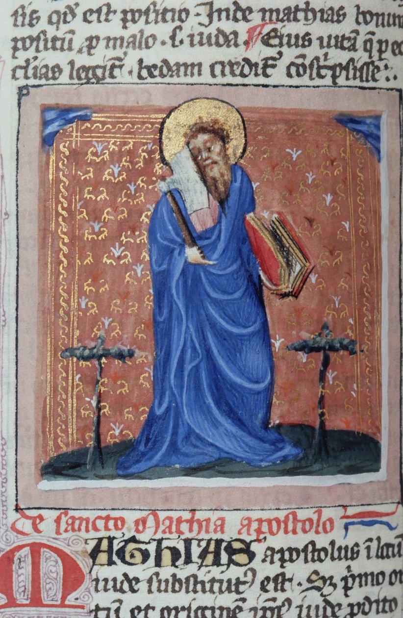Gen 1111 oldal a Legenda Aurea-ból, Bruges, 1400-10 alkotó: Flemish School