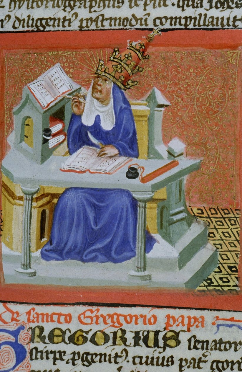 Gen 1111 oldal a Legenda Aurea-ból, Bruges, 1400-10 alkotó: Flemish School