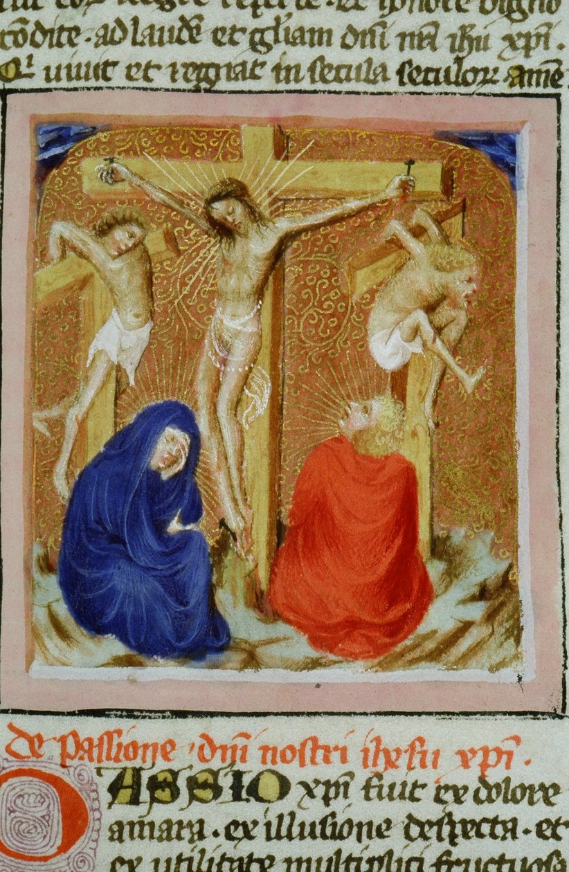 Gen 1111 oldal a Legenda Aurea-ból, Bruges, 1400-10 alkotó: Flemish School