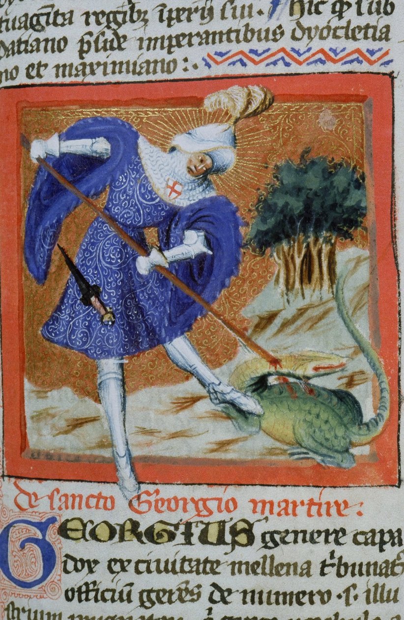 Gen 1111 oldal a Legenda Aurea-ból, Bruges, 1400-10 alkotó: Flemish School