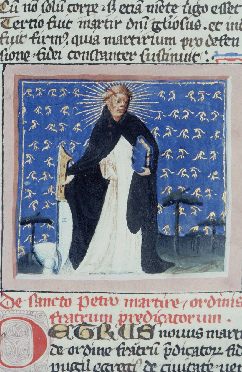 Gen 1111 oldal a Legenda Aurea-ból, Bruges, 1400-10 alkotó: Flemish School
