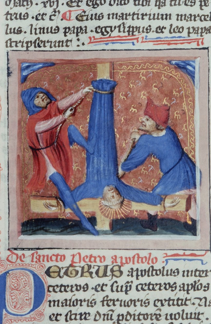 Gen 1111 oldal a Legenda Aurea-ból, Bruges, 1400-10 alkotó: Flemish School