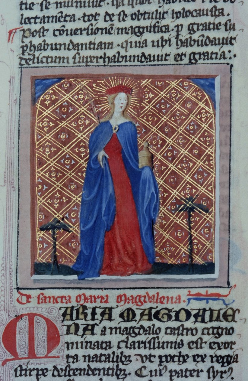 Gen 1111 oldal a Legenda Aurea-ból, Bruges, 1400-10 alkotó: Flemish School