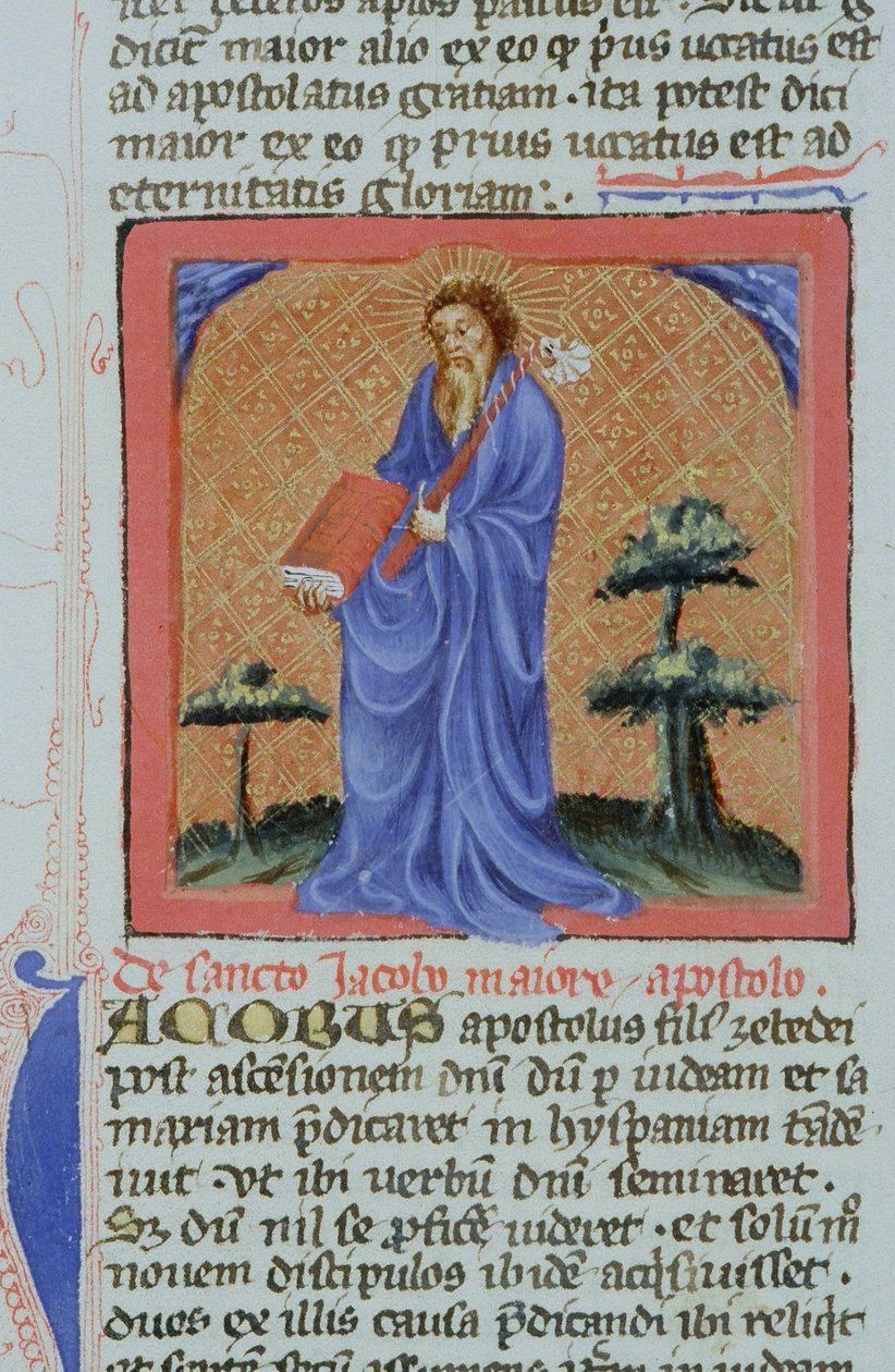 Gen 1111 oldal a Legenda Aurea-ból, Bruges, 1400-10 alkotó: Flemish School