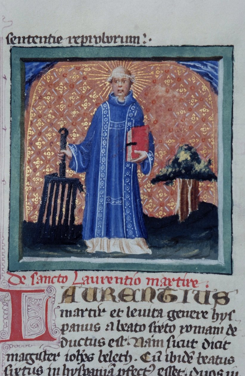 Gen 1111 oldal a Legenda Aurea-ból, Bruges, 1400-10 alkotó: Flemish School
