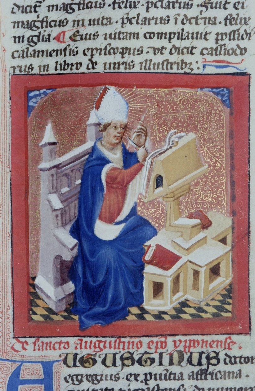 Gen 1111 oldal a Legenda Aurea-ból, Bruges, 1400-10 alkotó: Flemish School