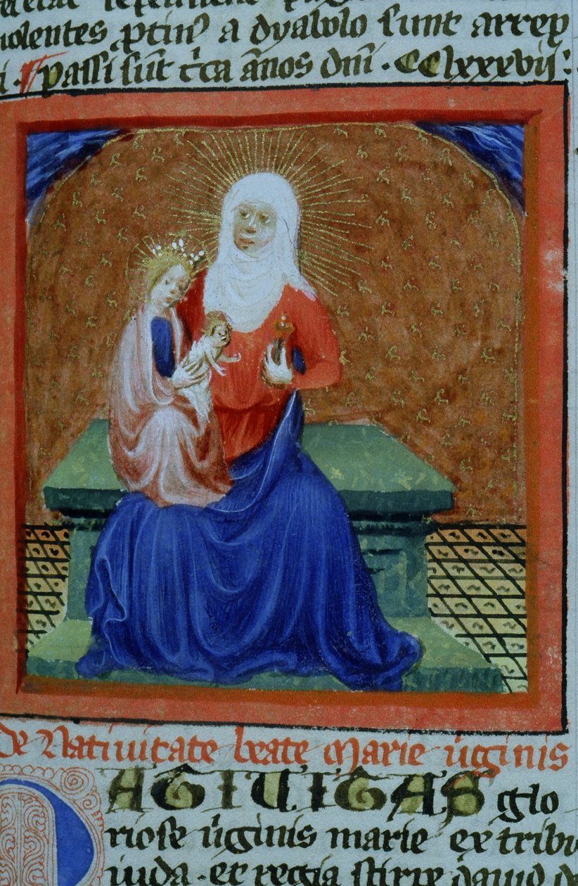 Gen 1111 oldal a Legenda Aurea-ból, Bruges, 1400-10 alkotó: Flemish School