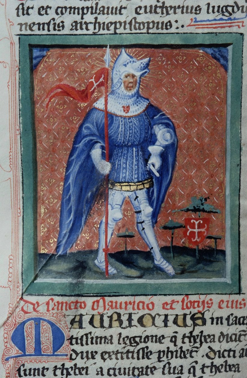 Gen 1111 oldal a Legenda Aurea-ból, Bruges, 1400-10 alkotó: Flemish School