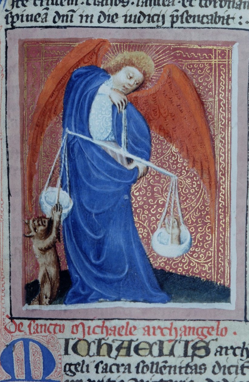 Gen 1111 oldal a Legenda Aurea-ból, Bruges, 1400-10 alkotó: Flemish School