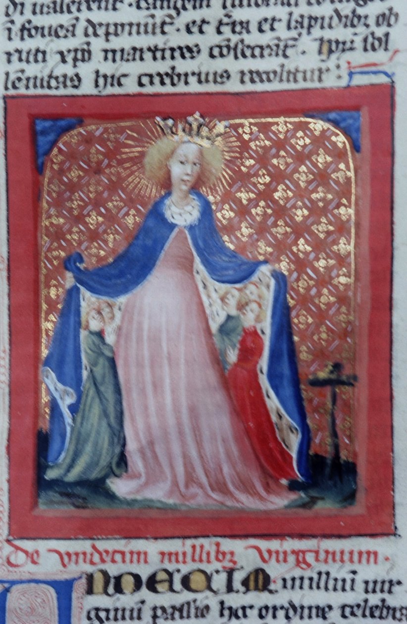 Gen 1111 oldal a Legenda Aurea-ból, Bruges, 1400-10 alkotó: Flemish School
