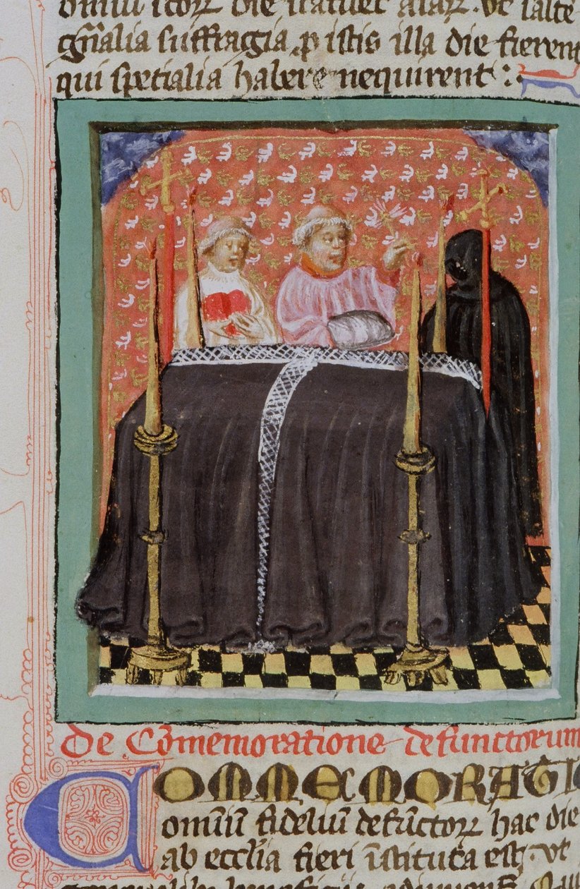 Gen 1111 oldal a Legenda Aurea-ból, Bruges, 1400-10 alkotó: Flemish School