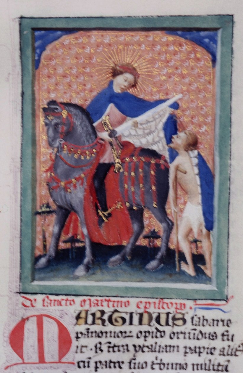 Gen 1111 oldal a Legenda Aurea-ból, Bruges, 1400-10 alkotó: Flemish School