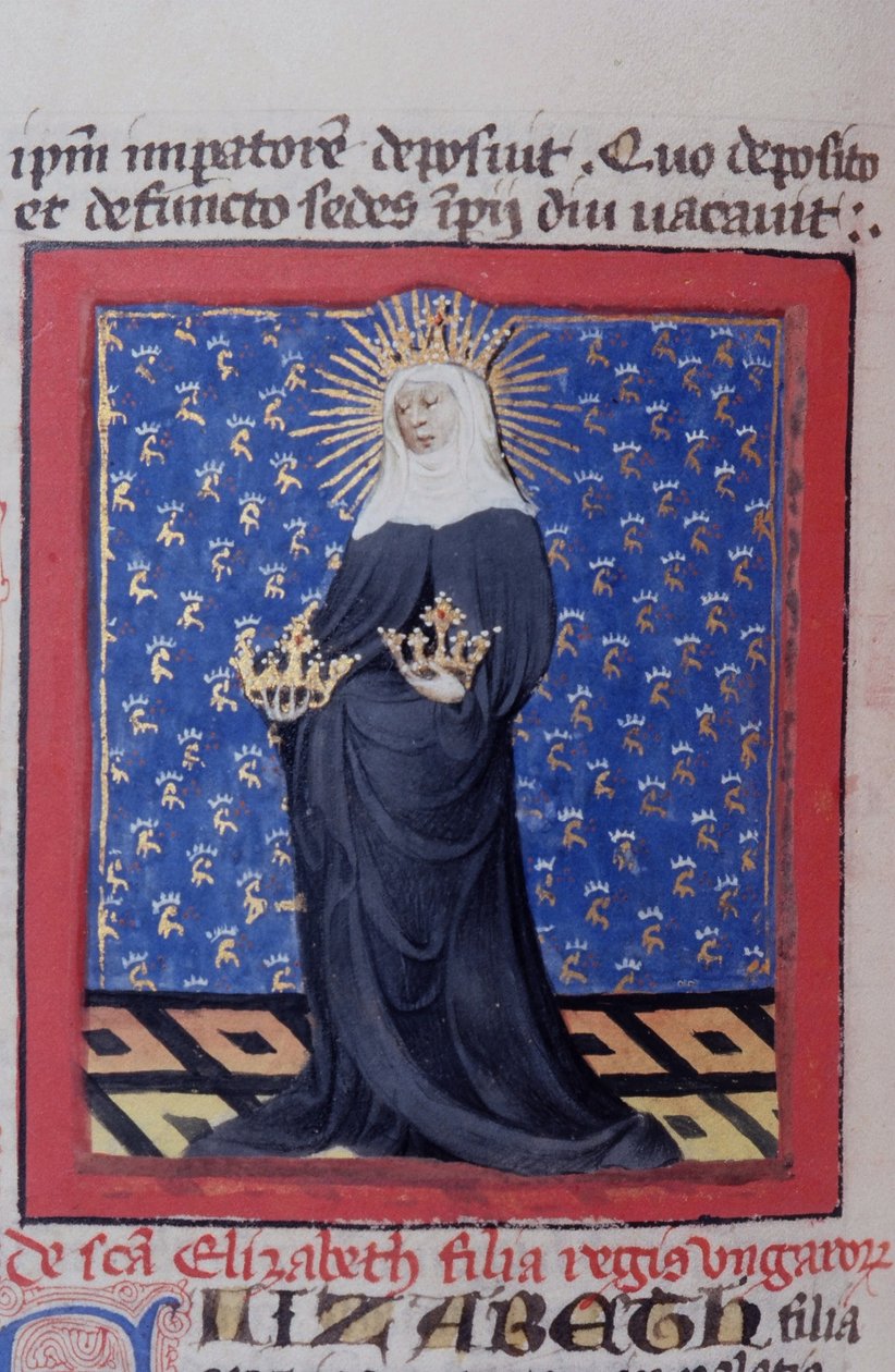 Gen 1111 oldal a Legenda Aurea-ból, Bruges, 1400-10 alkotó: Flemish School